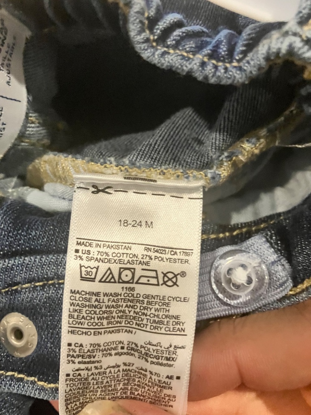 Old Navy Baby Rockstar Distressed Jeans – 18–24 Months - Picture 4 of 5